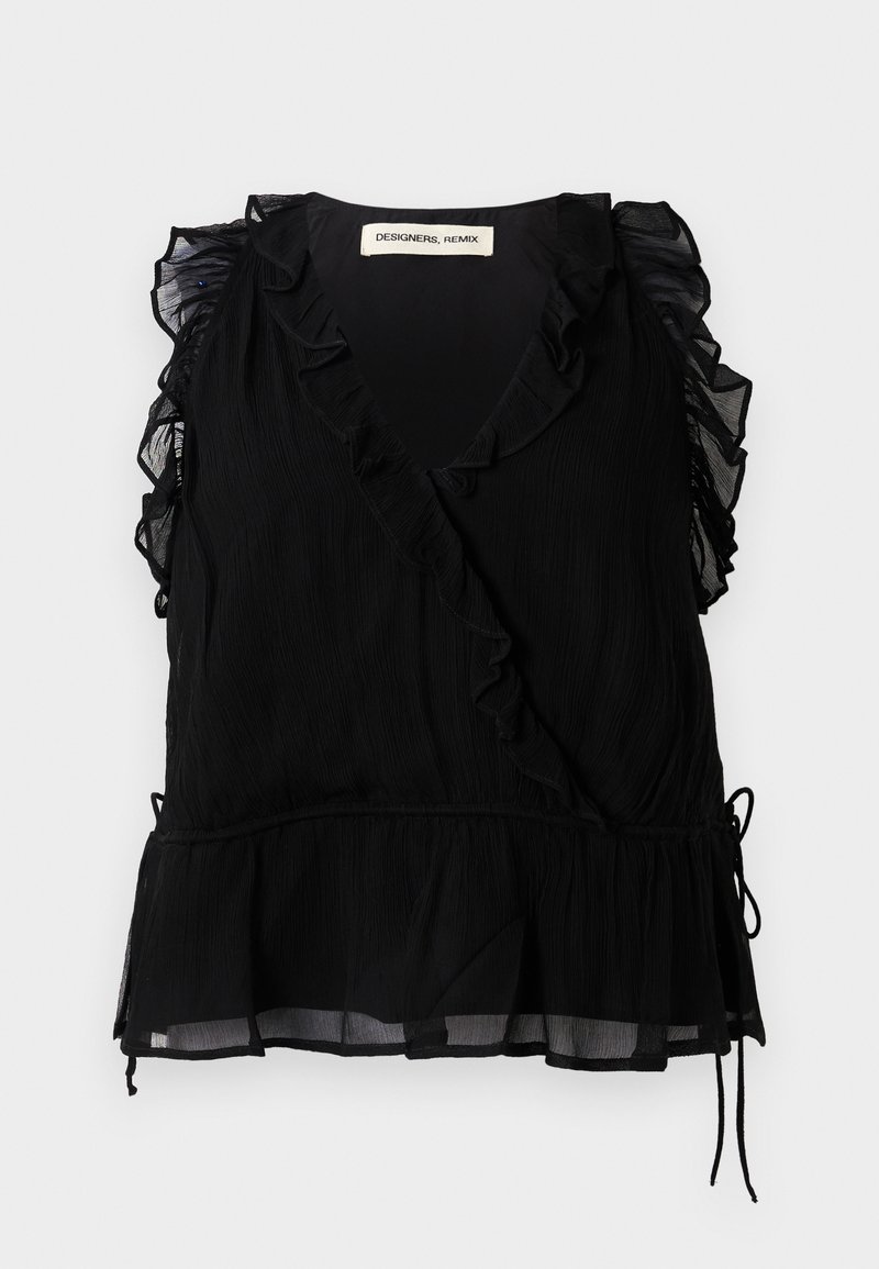 DESIGNERS REMIX Blouse zwart