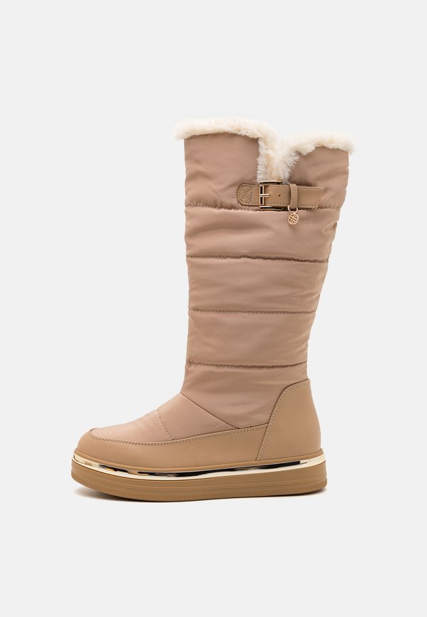 Plateaustiefel - beige