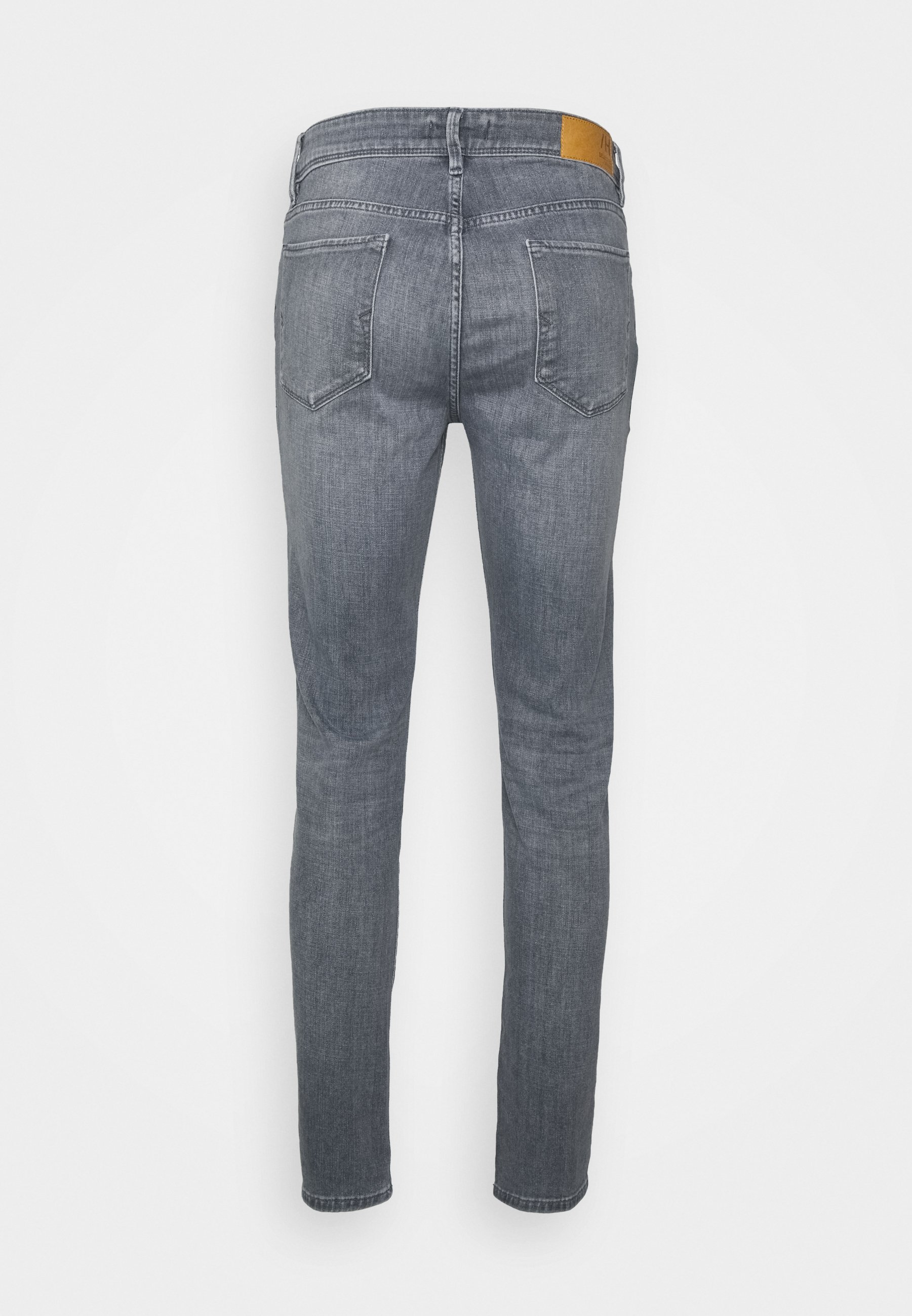 Selected Homme LEON - Vaqueros slim fit - light grey denim/denim gris -  Zalando.es