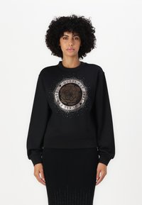 Guess - PEONY LOGO - Sweatshirt - jet black Miniatyrbilde 1