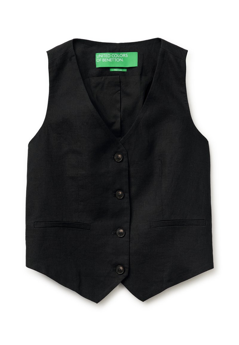 United Colors of Benetton Chaleco - black/negro - Zalando.es