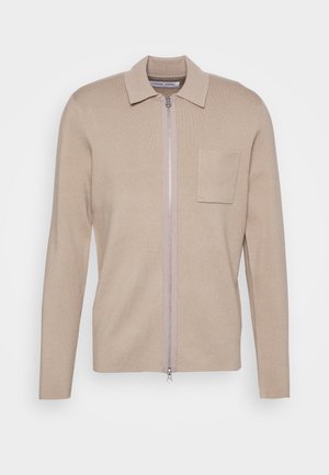 GUNA ZIP - Strickjacke - beige