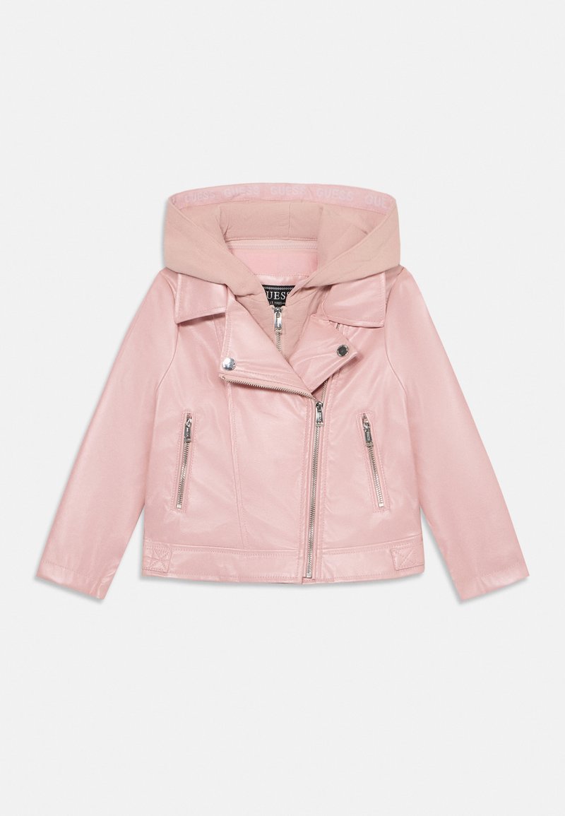 Guess Imitatieleren jas roze Guess Imitatieleren jas roze