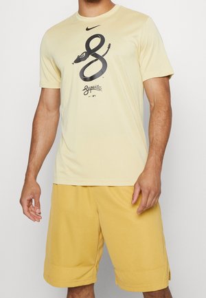 T-shirts print - gold-coloured