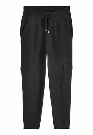 REGULAR FIT - Pantaloni cargo - black