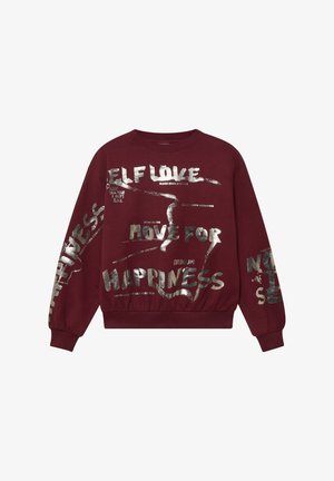 Športni pulover - bordeaux