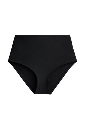 OYSHO HIGH-WAISTED COMPRESSIVE - Bikini bottoms - black