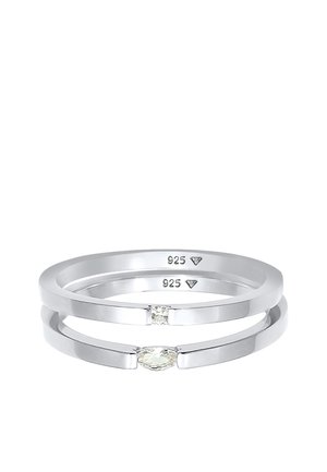 2 PACK BASIC - Ringe - silberfarben