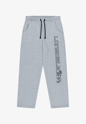 Lonsdale, LONSDALE HERREN JOGGINGHOSE NORMALE PASSFORM STONESFIELD - Pantalones deportivos - marl grey black