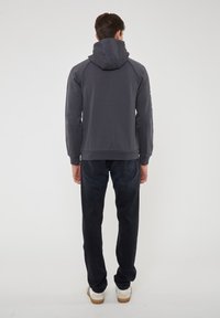EA7 Emporio Armani CON CAPPUCCIO LOGO SERIES - Felpa con zip - asphlat