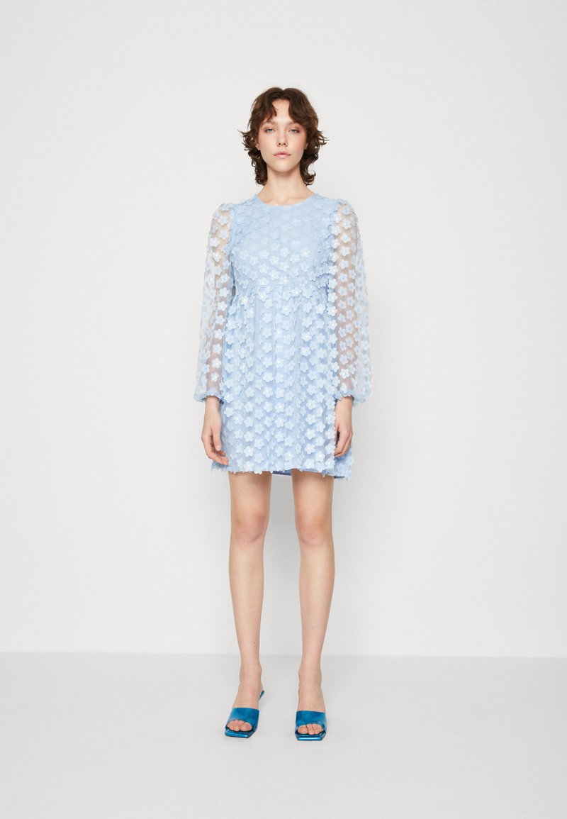 Pieces PCBELL SHORT DRESS Cocktail dress / Party dress baby blue/light blue Zalando.ie