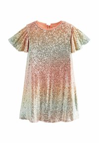 Next - SEQUIN SPARKLE PARTY - REGULAR FIT - Vestido de cóctel - orange blue ombre Imagen en miniatura 1