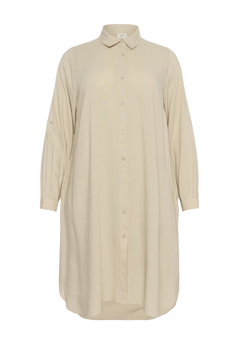 Kaffe Curve Blousejurk zandkleur