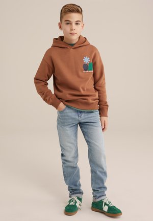 BLUE RIDGE - Jersey con capucha - light brown