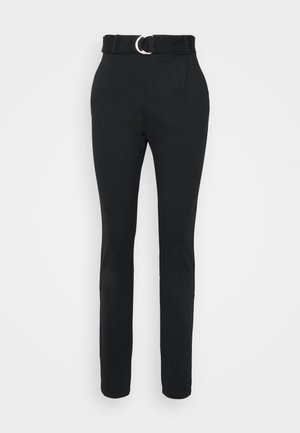 VMEVA BELT PANT - Trousers - black