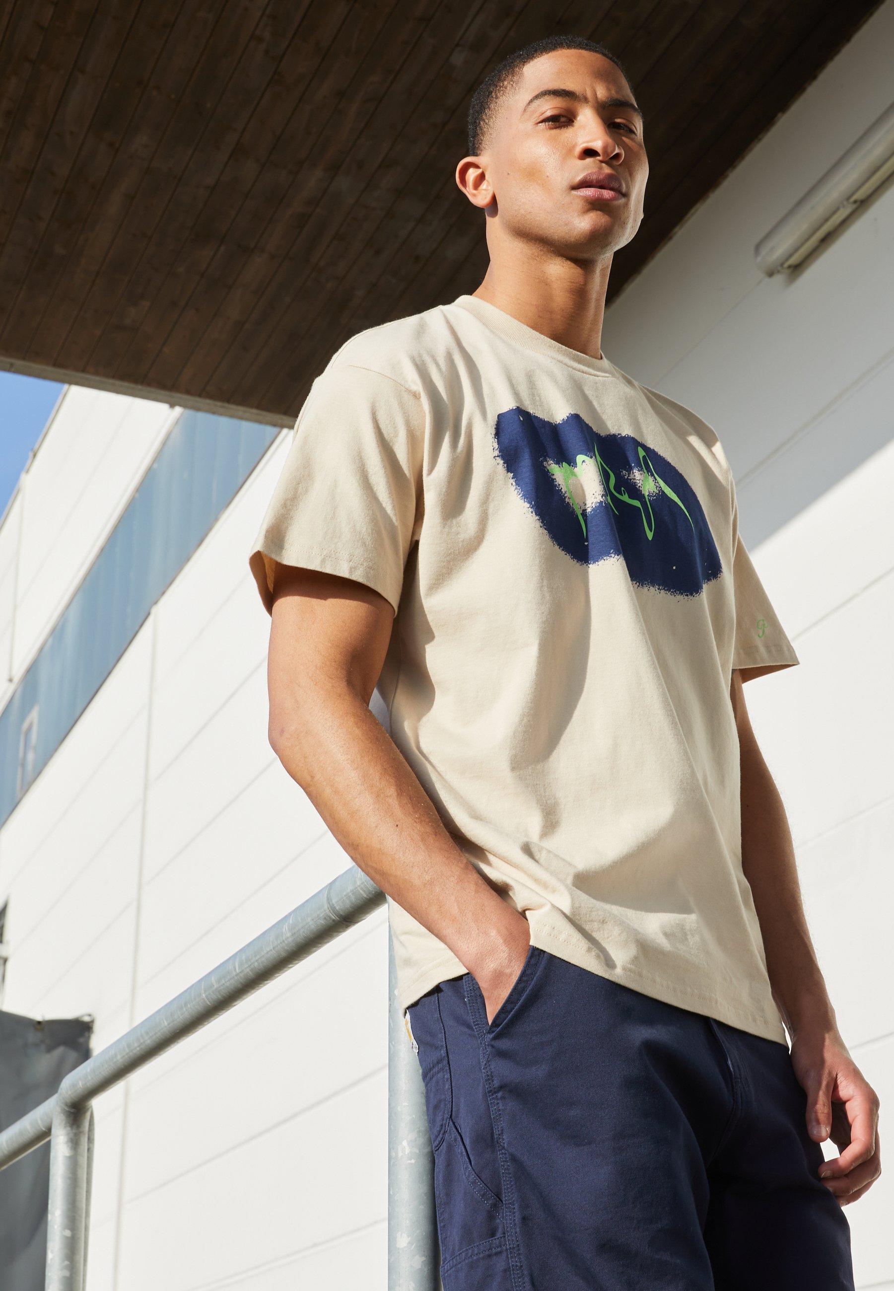 PAN - Print T-shirt - sand 