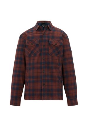 Regatta, REGATTA SPENNITH FLEECE LINED SHACKET SHIRT LONG SLEEVED SHIRTS - Leichte Jacke - navy dark cherry check