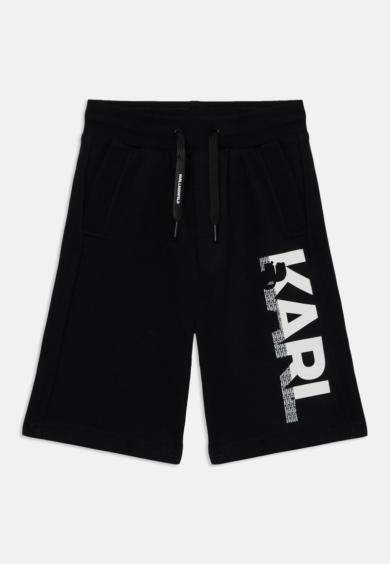 KARL LAGERFELD KIDS Shorts zwart KARL LAGERFELD KIDS Shorts zwart