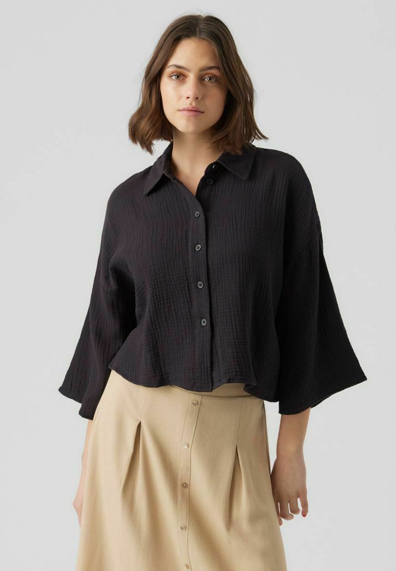 Vero Moda - Overhemdblouse - black, Vergroten