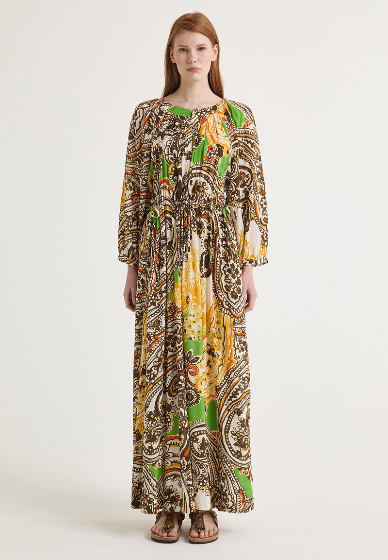 Maliparmi ARABESQUE PRINT - Robe longue - yellow