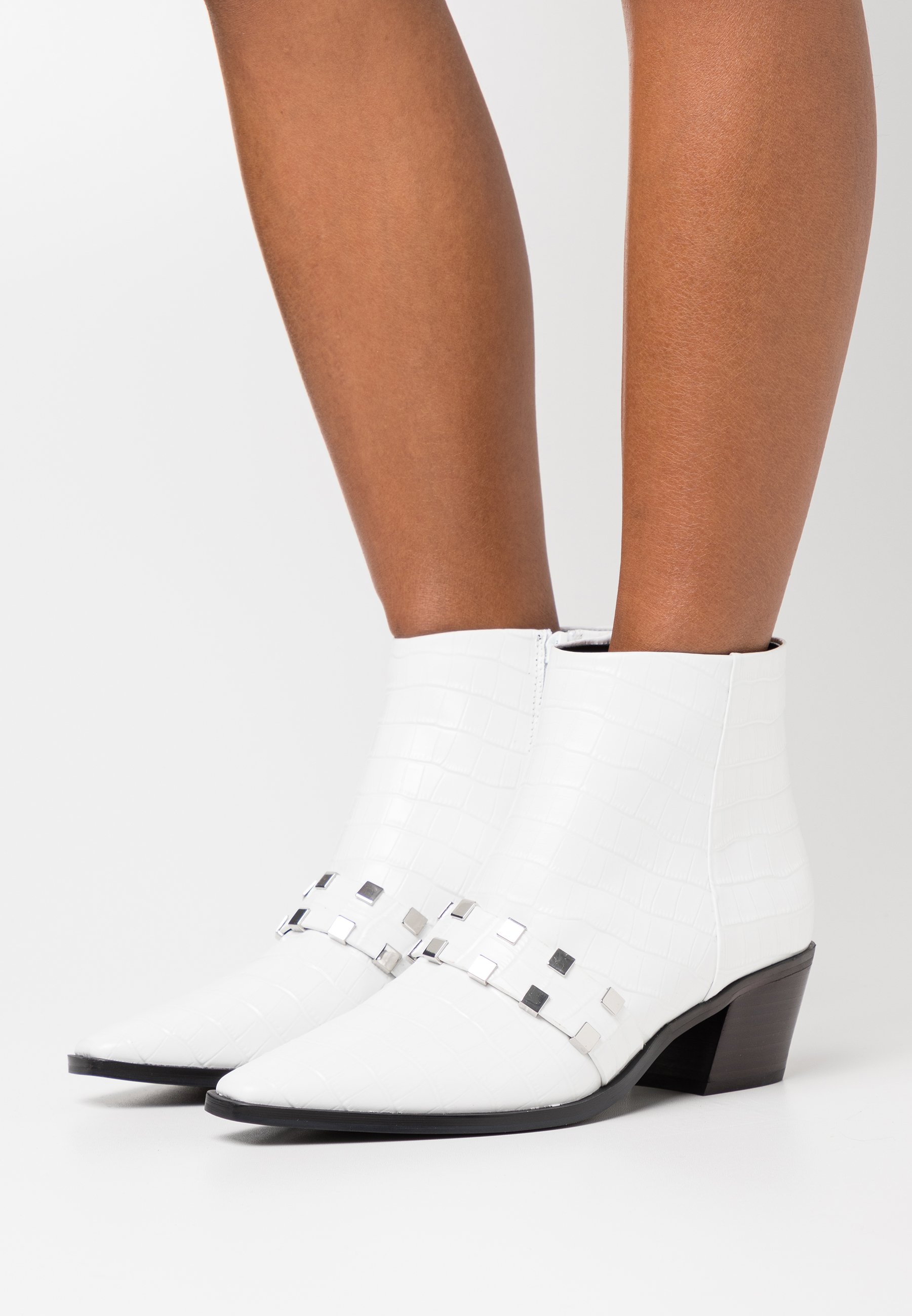 white aldo boots