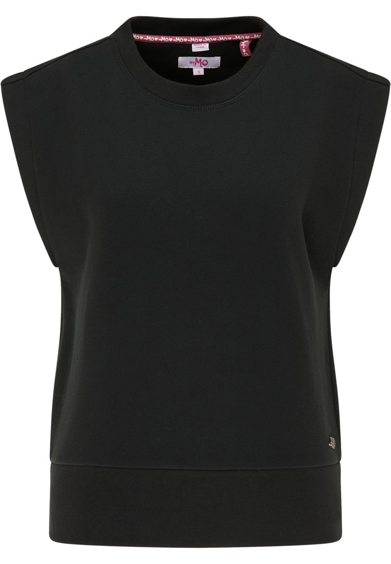 myMo T-shirt basic zwart