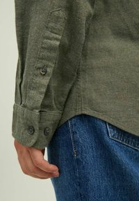 Jack & Jones JJEBAND MELANGE  L/S AU22 SN - Shirt - rosin
