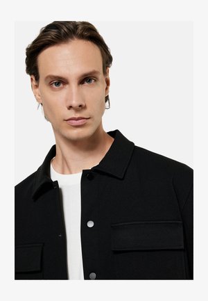 Koton LONG SLEEVE - Chaqueta fina - black