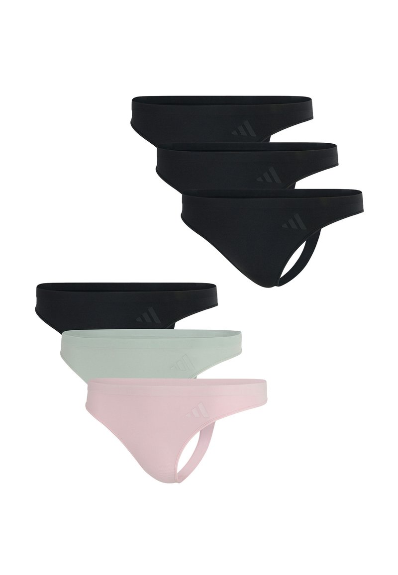 adidas Sportswear 6-PACK THONG - String - assorted/noir - ZALANDO.FR