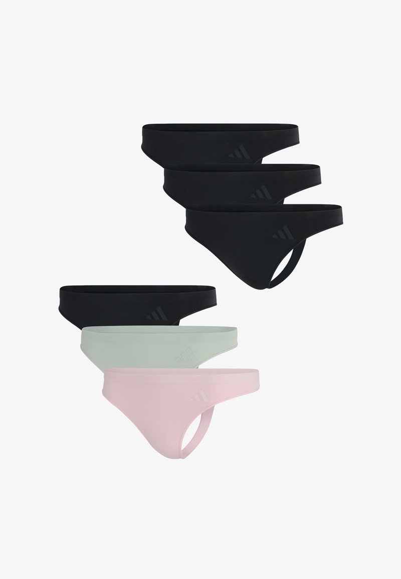 Assorted String adidas Sportswear 6-PACK THONG - String - assorted/noir - ZALANDO.FR
