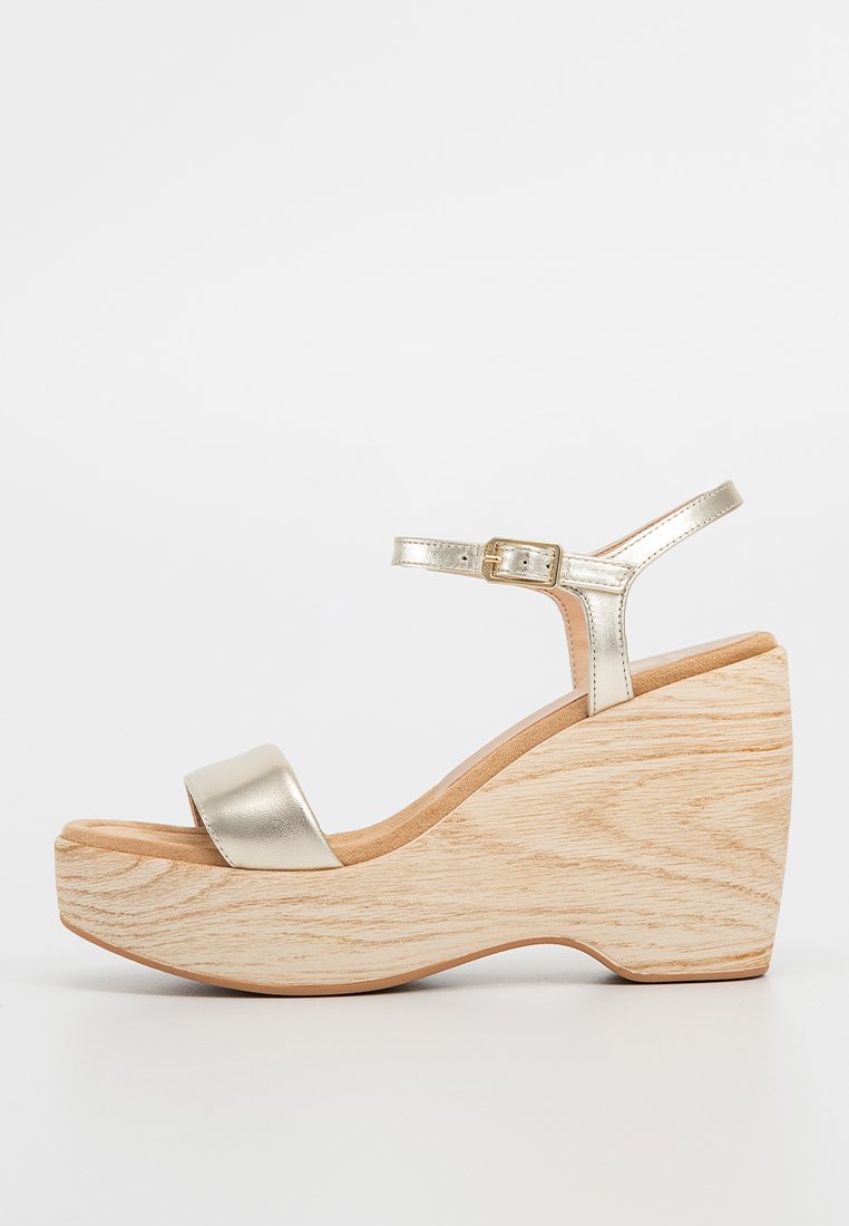 Unisa Clogs goudkleurig Unisa Clogs goudkleurig