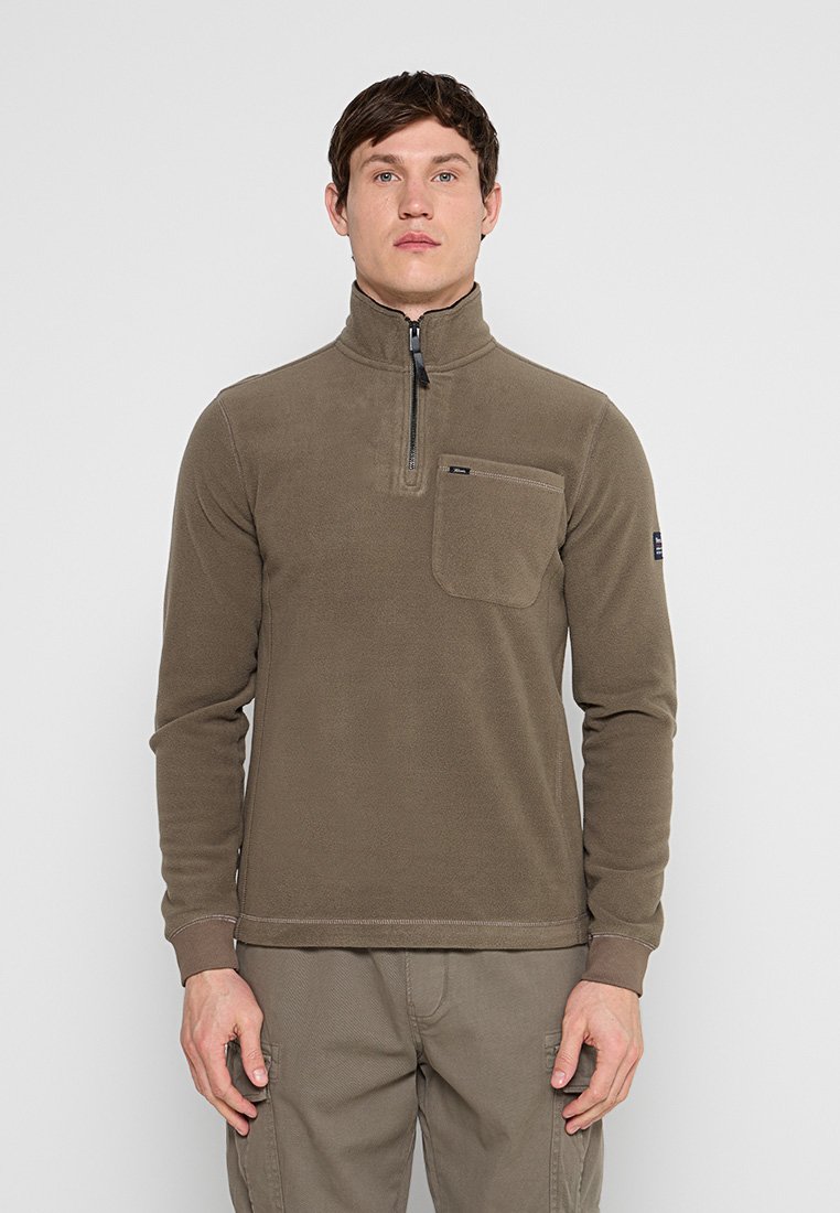 Petrol Industries Fleece trui graniet Petrol Industries Fleece trui graniet