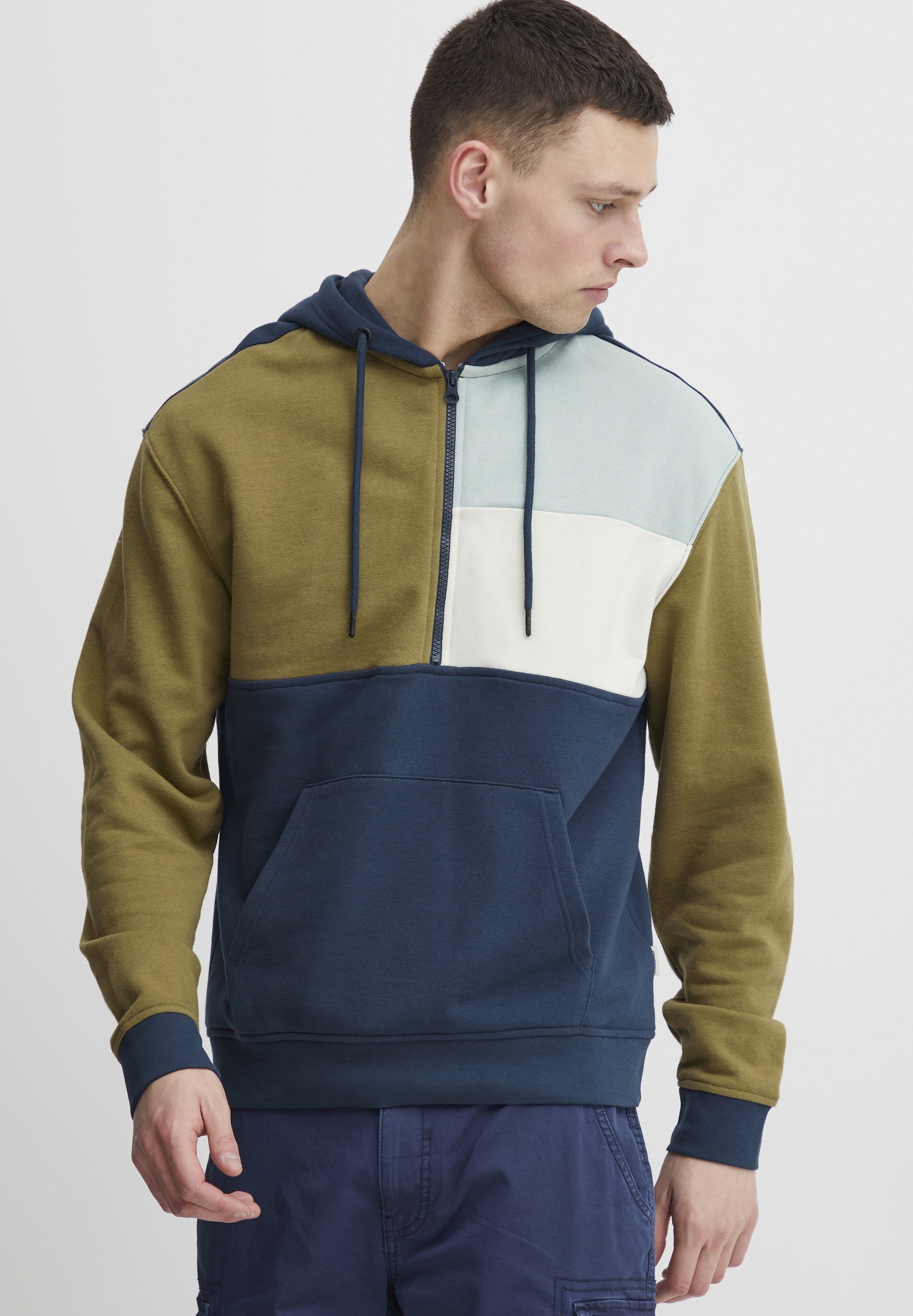 Urban Classics Felpa Con Cappuccio Basic Melange Per Bambini E Ragazzi - Tuta In Morbido Pile Spazzolato, Tasca A Marsupio, Polsini A Coste