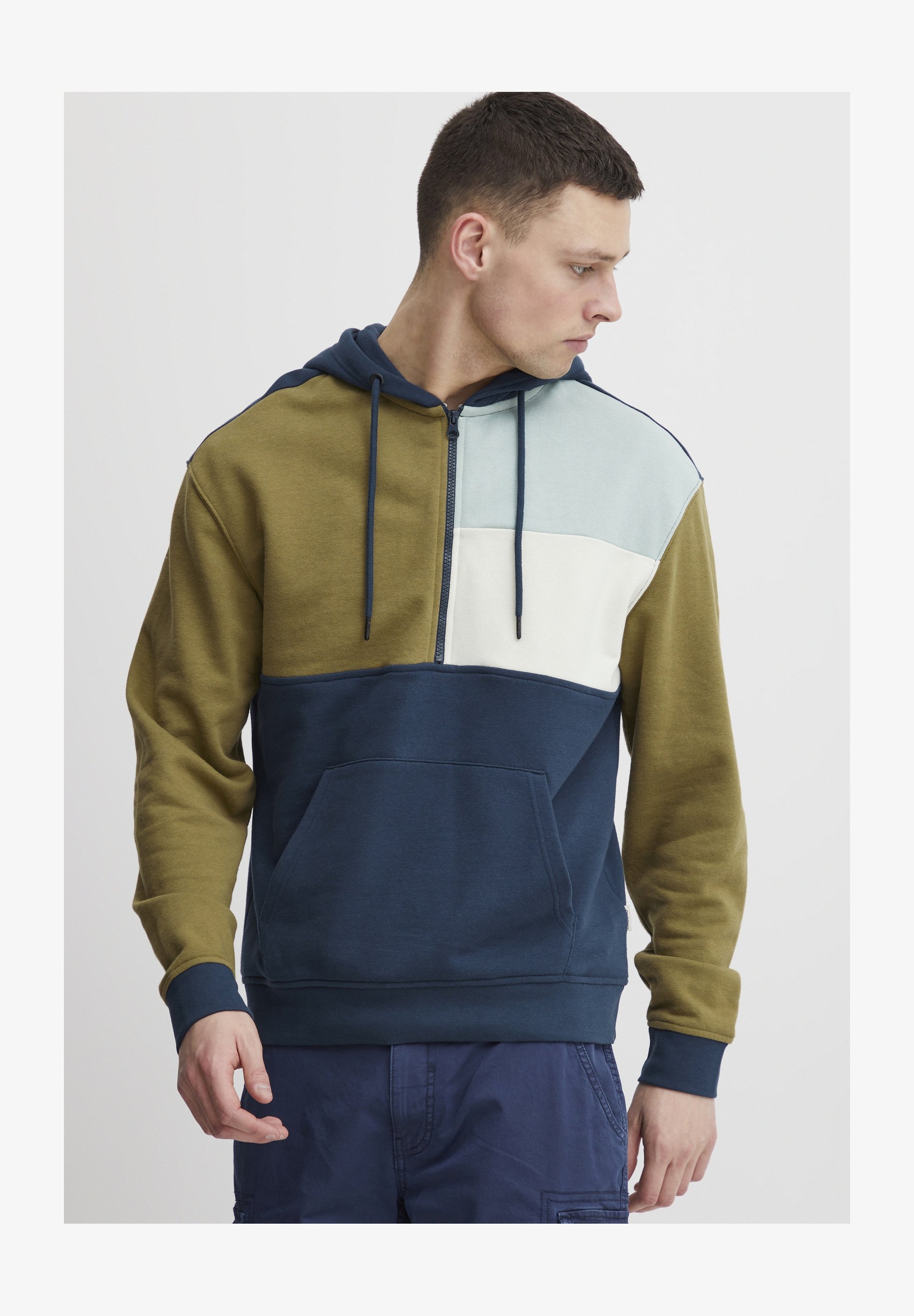 Urban Classics Felpa Con Cappuccio Basic Melange Per Bambini E Ragazzi - Tuta In Morbido Pile Spazzolato, Tasca A Marsupio, Polsini A Coste