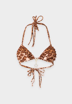 Agent Provocateur, BERRY LEOPARD - Bikini felső - brown