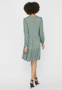 Vero Moda Denní šaty - mottled dark green