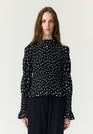 YAS, YASCHEMMA SMOCK - Camicetta - black