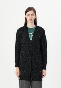 ONLY ONLJULIZ BUTTON CARD  - Gilet - black/white