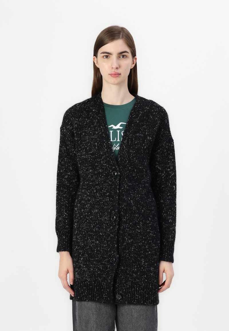 ONLY ONLJULIZ BUTTON CARD  - Gilet - black/white