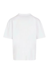 White short-sleeve t-shirt made from cotton, featuring a crew neck and a relaxed fit with no visible graphics or patterns.