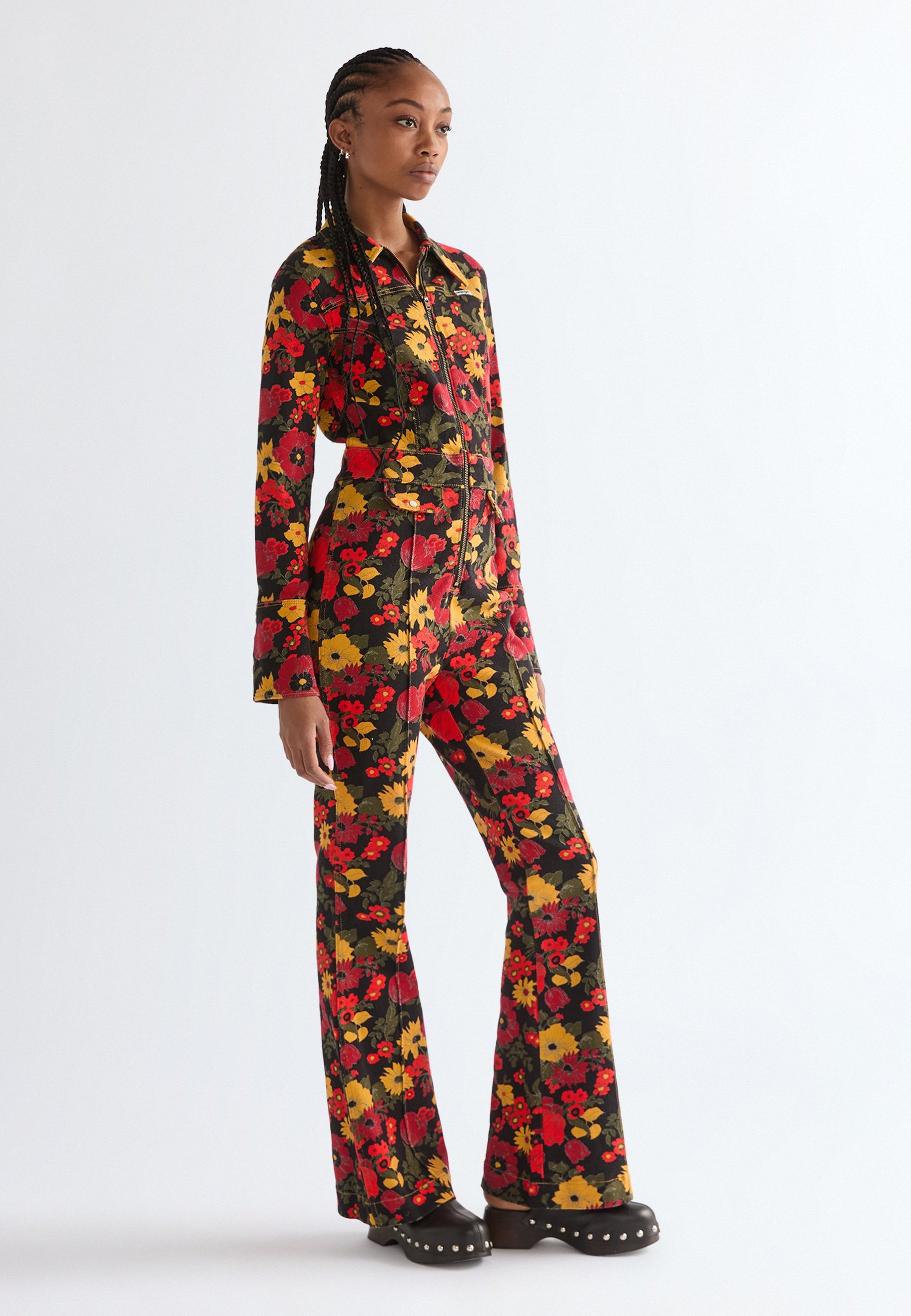 Wrangler RETRO CATSUIT - Jumpsuit - antique bloom/multi-coloured