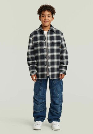 G-STAR, BOYS REGULAR STRAIGHT CARGO JEANS - Jean boyfriend - raw dirty
