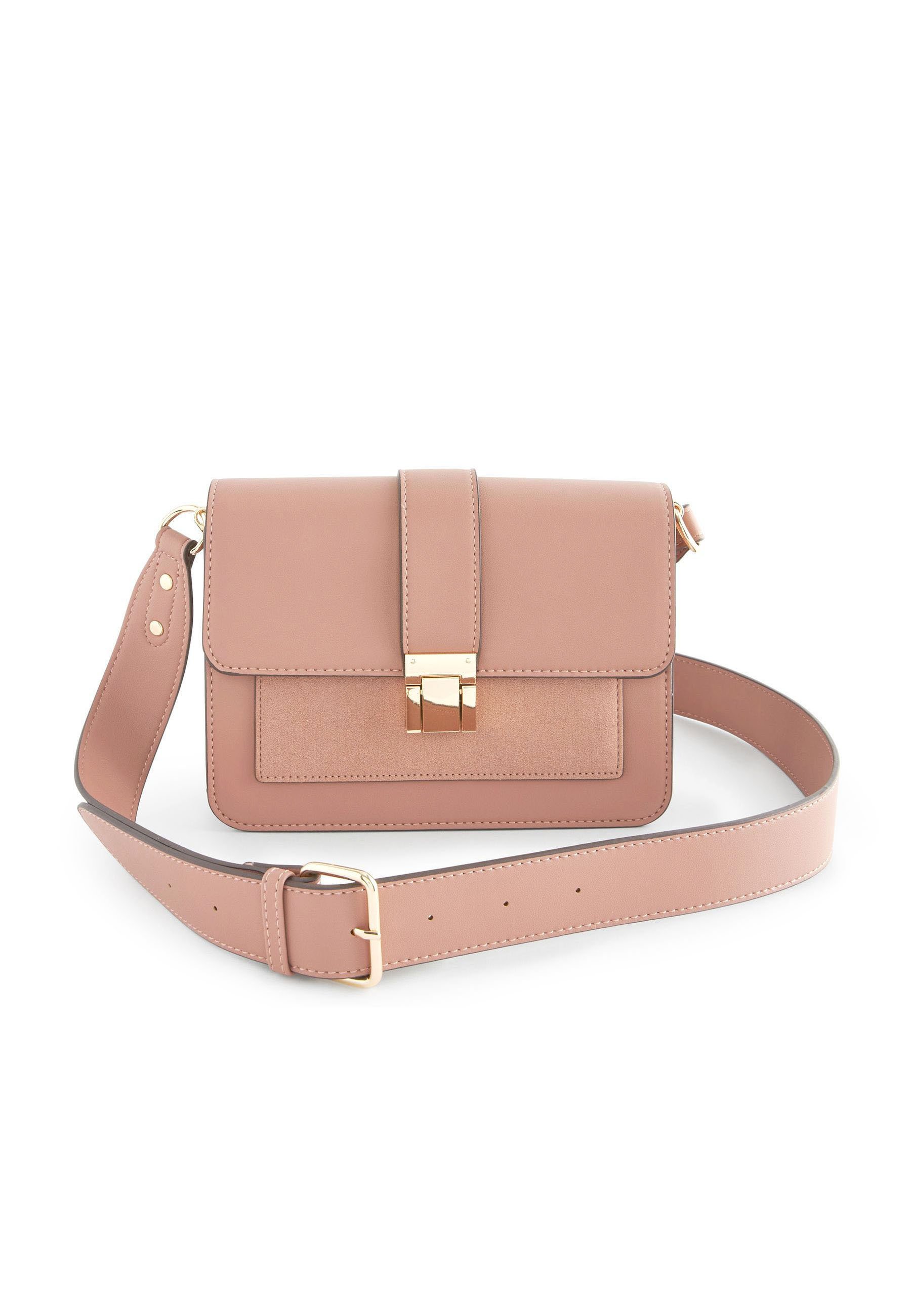 Nine West Chelsay Umhängetasche – Mit Reißverschluss, Abnehmbarem Crossbody-Gurt, Polyester-Futter, Schlichtes Design