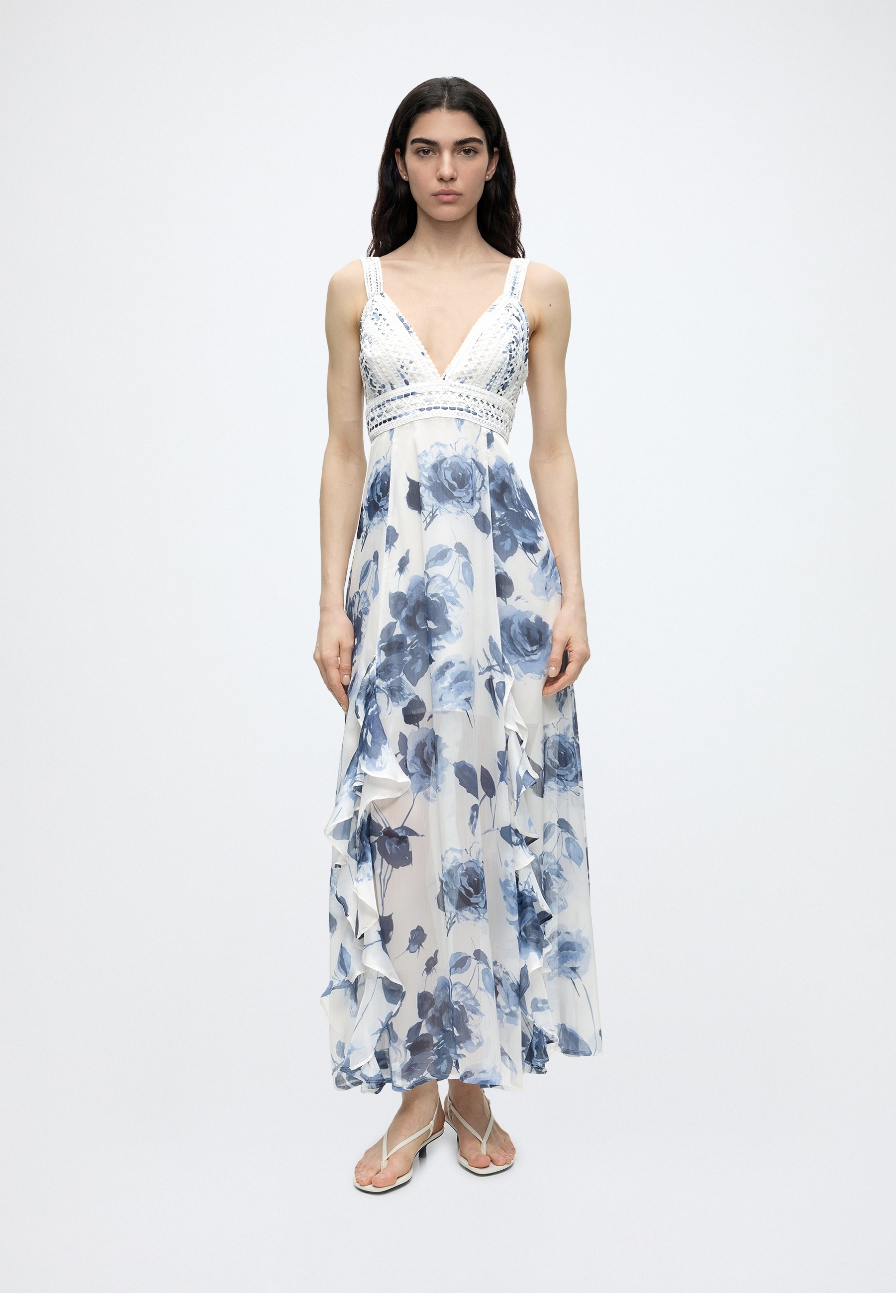 Guess SERENA DRESS - Maxi dress - lana rose/multi-coloured - Zalando.co.uk