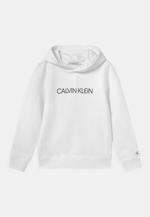 INSTITUTIONAL LOGO HOODIE UNISEX - Jersey con capucha - bright white