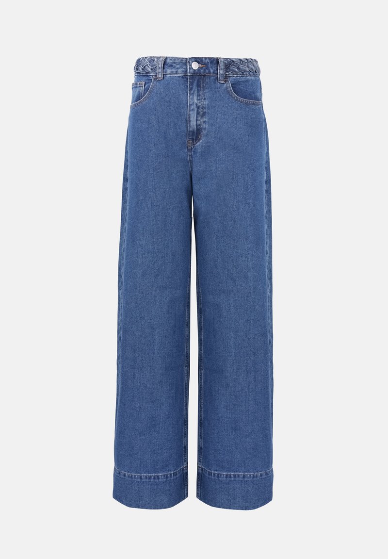 Even&Odd Tall Wide leg blauw denim/bluedenim