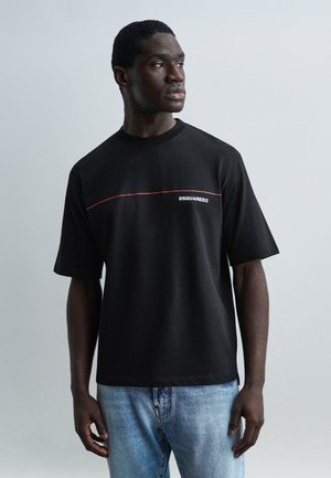 LOOSE FIT TEE - Μπλουζάκι με στάμπα - black