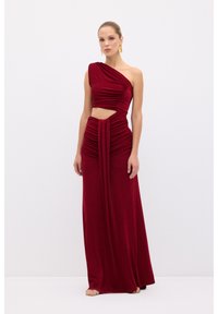 adL OFF THE SHOULDER LONG - Iltapuku - claret red