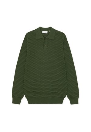 Les Deux, CHECK STRUCTURE - Pullover - rifle green