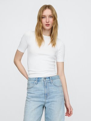 GAP CREW BABS - Lihtne T-särk - fresh white